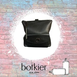 Botkier Black Leather Backpack Purse